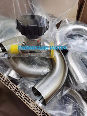 SS316L valvola a membrana pneumatica valvola a farfalla distribuzione e stoccaggio trattamento acque