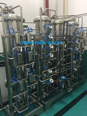Sistema di acqua purificata con materiale prova e registro di saldatura per l'industria farmaceutica