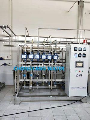 Sistema di filtraggio dell'acqua del Ro dell'impianto per il trattamento delle acque deionizzato CEDI nell'industria farmaceutica