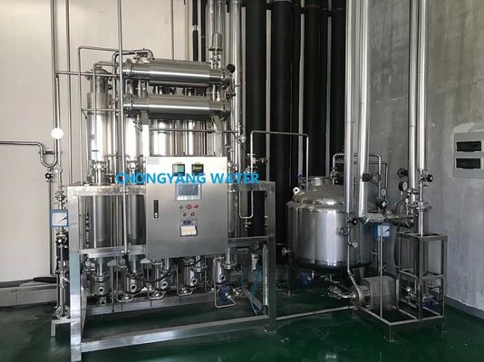 Acqua distillata a quattro effetti dell'impianto di distillazione a quattro colonne SS316L che fa macchina per il reagente diagnostico in vitro