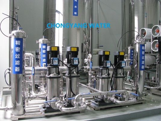 Trattamento dell'acqua con osmosi inversa a doppia rotazione in industria delle bevande