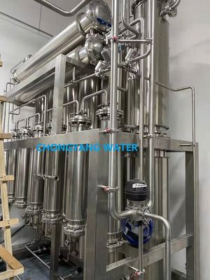 Impianto farmaceutico di distillazione a più colonne Macchina ad acqua distillata Sistema WFI