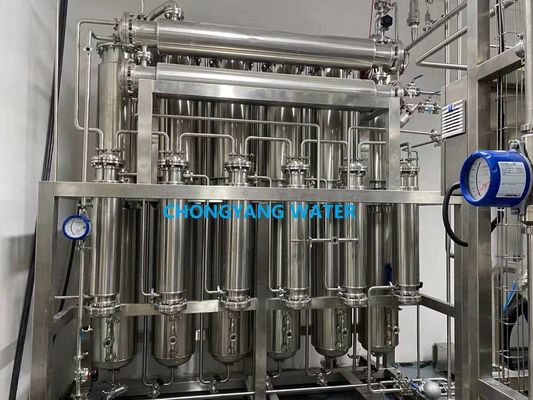 Impianto farmaceutico di distillazione a più colonne Macchina ad acqua distillata Sistema WFI