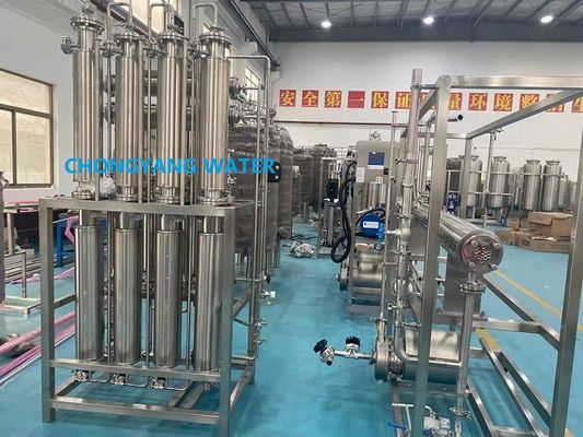 Impianto farmaceutico di distillazione a più colonne Macchina ad acqua distillata Sistema WFI
