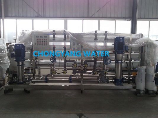 Sistemi di trattamento dell'acqua di alimentazione della caldaia di grande capacità Acqua di alimentazione della caldaia di osmosi inversa dell'acciaio inossidabile di FRP UPVC