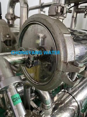 Morsetto terminale in acciaio inossidabile da 4&quot; Alloggiamento della membrana RO Contenitore a pressione in acciaio inossidabile a membrana