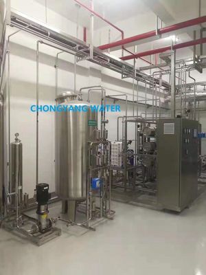 Sistema di distribuzione dell'acqua purificata ad anello SS304L SS316L Ciclo ad acqua purificata farmaceutica