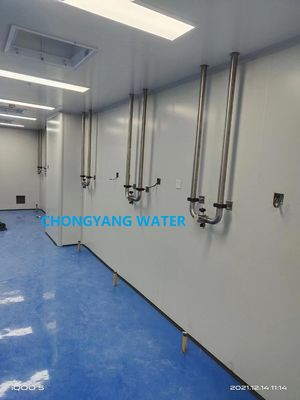 Sistema di distribuzione dell'acqua purificata ad anello pressurizzato per sistema di iniezione