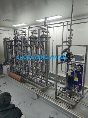 Sistema di distribuzione WFI purificato Sistema di stoccaggio e distribuzione dell'acqua