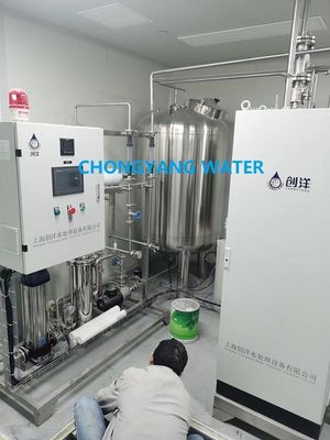 Sistema di distribuzione WFI purificato Sistema di stoccaggio e distribuzione dell'acqua
