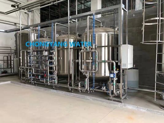 Controllo PLC Acqua del rubinetto Sistema purificato Materiale in acciaio inossidabile per farmaci