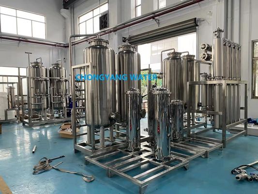 PLC Controllo Acciaio inossidabile Sistema di acqua farmaceutica per la produzione di acqua farmaceutica
