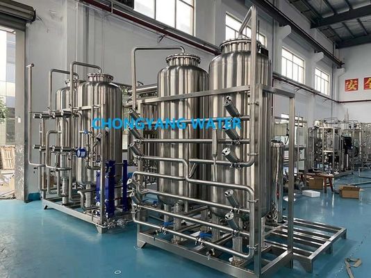 PLC Controllo Acciaio inossidabile Sistema di acqua farmaceutica per la produzione di acqua farmaceutica
