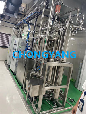Impianto di distillazione a più colonne per l'acqua per iniezione nell'industria farmaceutica