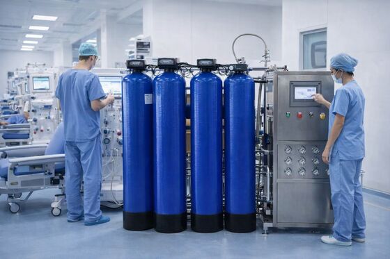 Tecnologia medica di filtrazione dell'acqua dei sistemi di depurazione dell'acqua del RO EDI per 100LPH medico