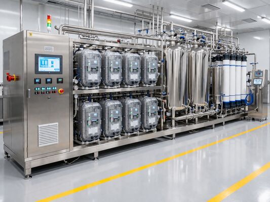 Impianto industriale di riparazione dell'acqua per l'elettrodeionizzazione