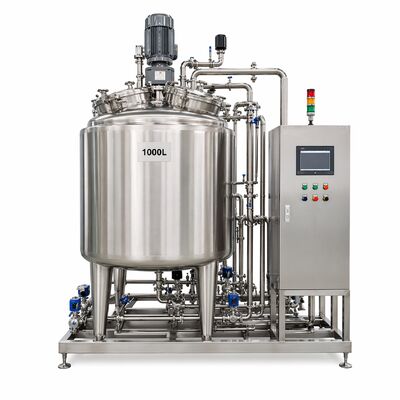 GMP Solution Preparation System 1000L with SS316L Mixing Tank (Automatic PLC Control, CIP Ready)