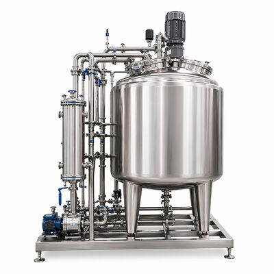 Sistema di preparazione della soluzione di miscelazione 800L con serbatoio SS316L (agitatore a velocità variabile, progettazione sanitaria)