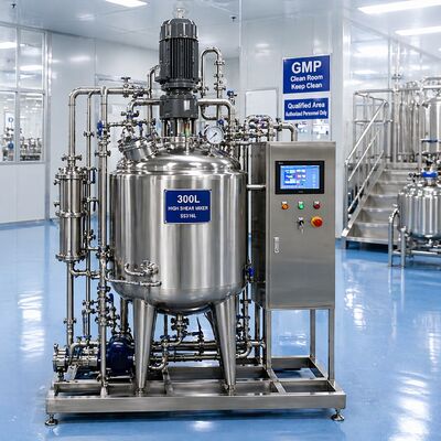 Sistema di Preparazione Soluzione Iniettabile 300-500L con Serbatoio SS316L (Grado Sterile, Design a Circolazione a Loop)
