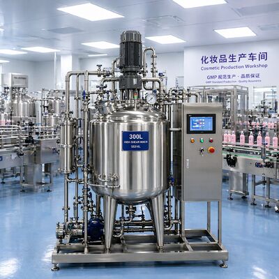 Sistema di Preparazione Soluzione Iniettabile 300-500L con Serbatoio SS316L (Grado Sterile, Design a Circolazione a Loop)