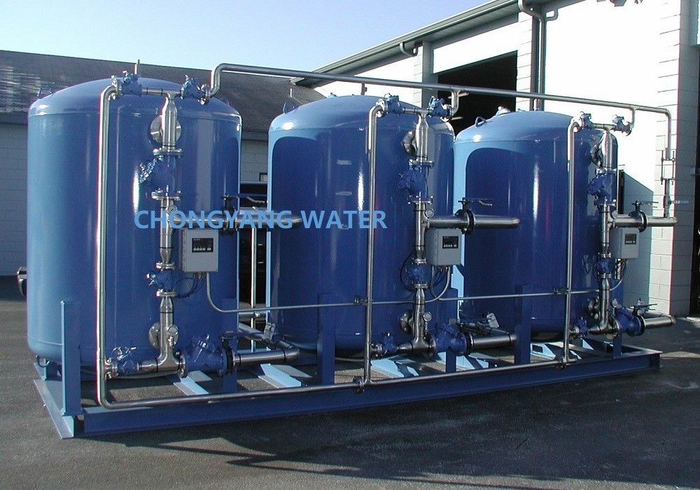 Sistemi di trattamento dell'acqua di alimentazione della caldaia di grande capacità Acqua di alimentazione della caldaia di osmosi inversa dell'acciaio inossidabile di FRP UPVC